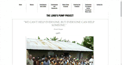 Desktop Screenshot of lordspumpproject.com